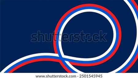 elegant background with russian flag lines