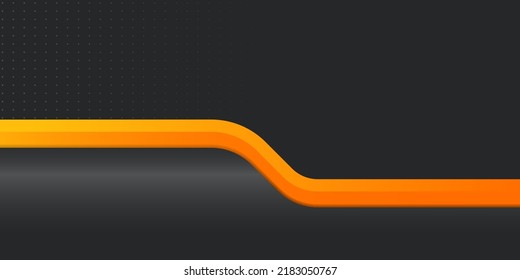 Elegant Background With Simple line Orange