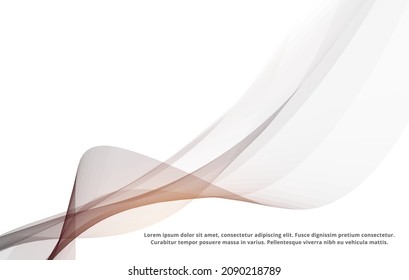 elegant background template with waves