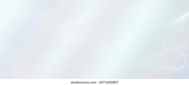 Elegant background with white lines pattern and luxury gradient. Premium modern abstract vector illustration for invitation, flyer, cover design, prestigious voucher, business banner, luxe invite.