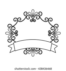 elegant badge isolated icon design
