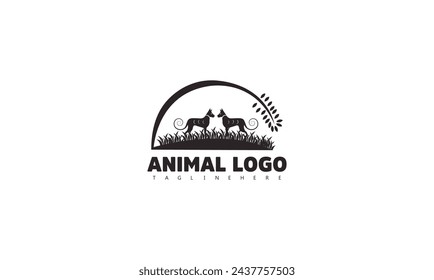 Elegant badge symbolizing pet care excellence, with a focus on animal welfare.