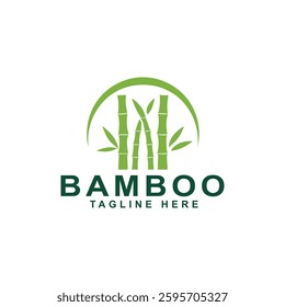 Elegant Bamboo Logo – Nature, Eco-Friendly, and Sustainable Business Branding.