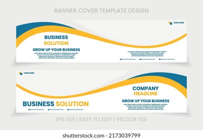 elegant banner and cover design template, Web banner for business, medical, food and Professional Social Media banner.