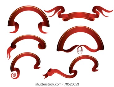 Elegant banner set