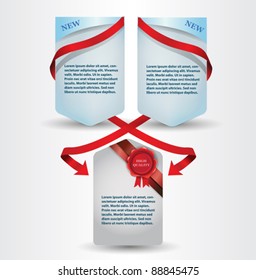 elegant banner set