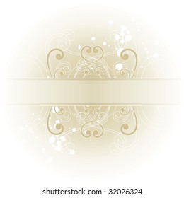 Elegant banner, with space for your text.