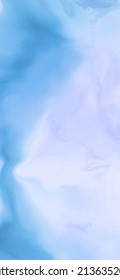 Elegant banner template design with blue paint brush elements. Abstract decoration. Vector illustration.