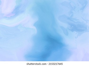 Elegant banner template design with blue paint brush elements. Abstract decoration. Vector illustration.