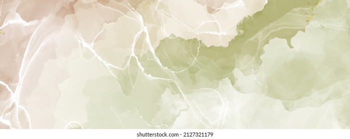 Elegant banner template design with color paint brush elements. Abstract decoration. Vector illustration.