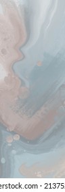 Elegant banner template design with color paint brush elements. Abstract decoration. Vector illustration.