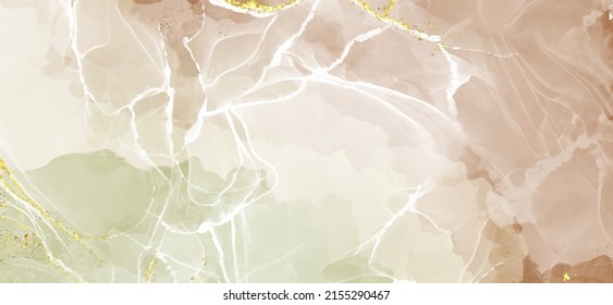 Elegant banner template design with color paint brush elements. Abstract decoration. Vector illustration.