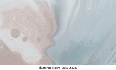Elegant banner template design with color paint brush elements. Abstract decoration. Vector illustration.