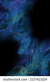 Elegant banner template design with color paint brush elements. Abstract decoration. Vector illustration.