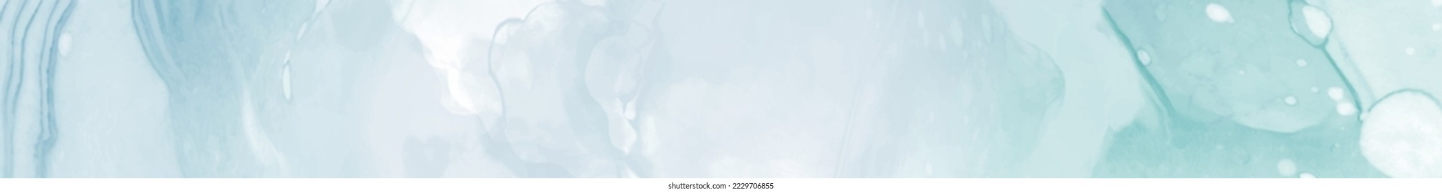 Elegant banner template design with color paint brush elements. Abstract decoration. Vector illustration.