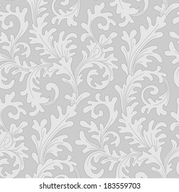 Elegant baroque floral seamless pattern for your design