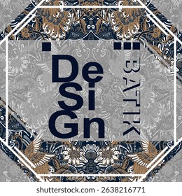 elegant batik design for background and cover purposes