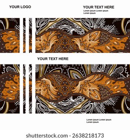 elegant batik design card inspiration
