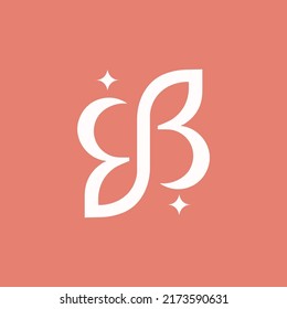 Elegant BB Letter Linked Monogram Logo Design