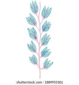 Elegant beautiful abstract vector flower