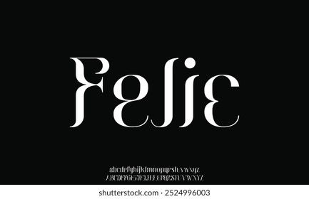 Elegant beautiful classic classy modern serif alphabet font typeface typography. Vector Illustrator editable.font, typeface, sophisticated, modern, luxury, serif, background, vector, logo, design