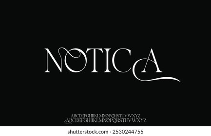 Elegante hermosa clásica clásica moderna serif alfabeto tipografía tipográfica. Vector Illustrator editable.font, typeface, sofisticado, moderno, lujoso, serif, fondo, Vector, logotipo, diseño