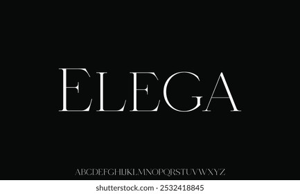 Elegant beautiful classic classy modern serif alphabet font typeface typography. Vector Illustrator editable. font, typeface, sophisticated, modern, luxury, serif, background, vector, logo, design