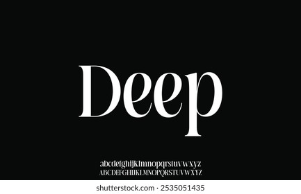 Elegant beautiful classic classy modern serif alphabet font typeface typography. Vector Illustrator editable. font, typeface, sophisticated, modern, luxury, serif, background, vector, logo, design