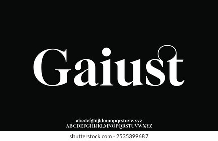 Elegant beautiful classic classy modern serif alphabet font typeface typography. Vector Illustrator editable. font, typeface, sophisticated, modern, luxury, serif, background, vector, logo, design