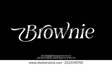 Elegant beautiful classic classy modern serif alphabet font typeface typography. Vector Illustrator editable.font, typeface, sophisticated, modern, luxury, serif, background, vector, logo, design
