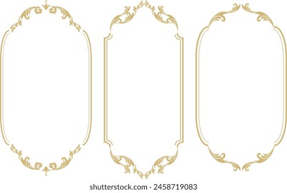 Elegant and beautiful decorative material set