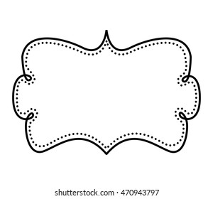 elegant beautiful frame isolated icon vector illustration design