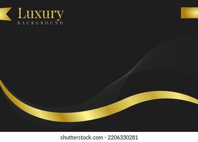 Elegant Beautiful Luxury Gold Background Black Professional Wallpaper Presentation