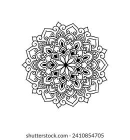 Elegant beautiful mandala design background vector