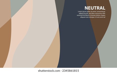 Elegante y bonito fondo neutro para el diseño, con espacio libre