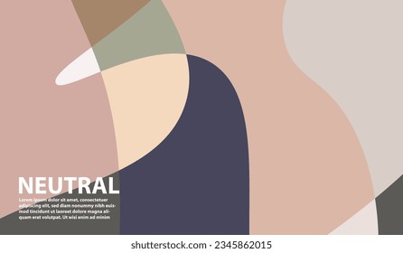 Elegant and beautiful neutral colored background for design, with free space