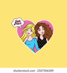 Elegant and beauty Fashion girl Vector Design for printing
