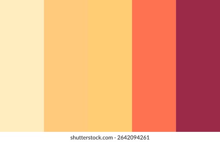 Elegant And Beauty Warm Color Palette