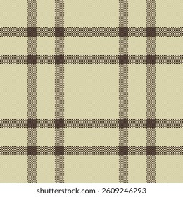 Elegant beige and brown plaid pattern.  Perfect for textile design, website backgrounds, or stationery. This subtle, sophisticated texture evokes feelings of warmth and comfort.