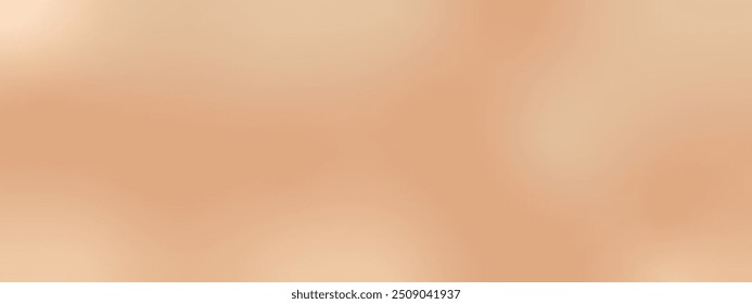 Elegant beige gradient background with pastel blurs. Modern design for showcasing products or services. Abstract nude bg for presentations. Vector illustration