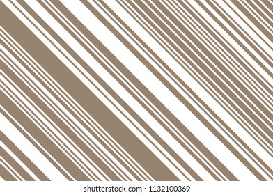 Elegant beige pattern with diagonal stripes. Simple, light geometric background. Vector illustration, rectangular, horizontal.
