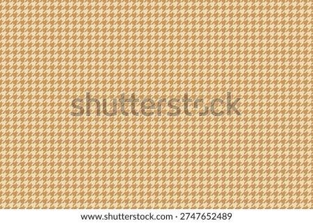 Elegant beige and tan houndstooth pattern.  Perfect for textile design, fashion, backgrounds, or website textures.  This classic yet versatile image offers a sophisticated aesthetic.