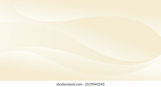 Elegant beige wave background. Abstract dynamic wallpaper. Vector Illustrations Template banner background for beauty products, sales, ads, events, web, and pages