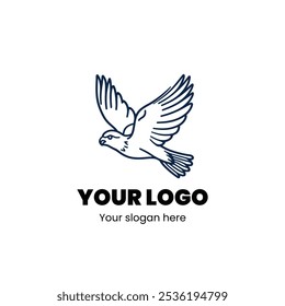 Elegant Bird Logo Design Symbolizing Freedom and Inspiration for Modern Branding

