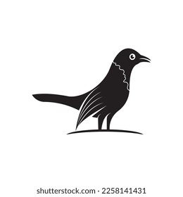 Elegant bird logo icon design and symbol vector template