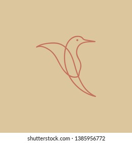 Elegant Bird Logo - Vector logo template