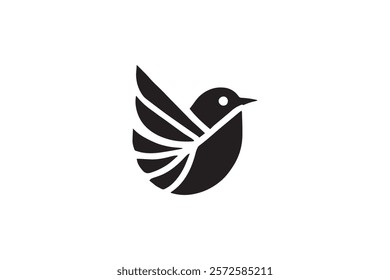 Elegant Bird Logo Vector Template