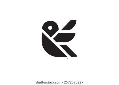 Elegant Bird Logo Vector Template