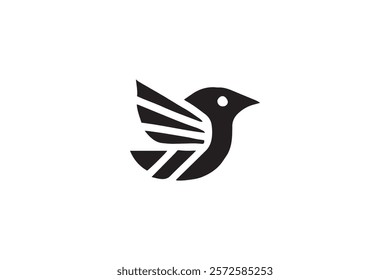 Elegant Bird Logo Vector Template