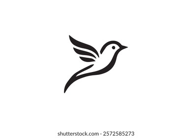 Elegant Bird Logo Vector Template